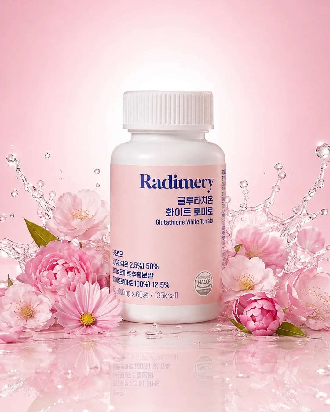 Radimery Glutathione White Tomato – 60 Tablets